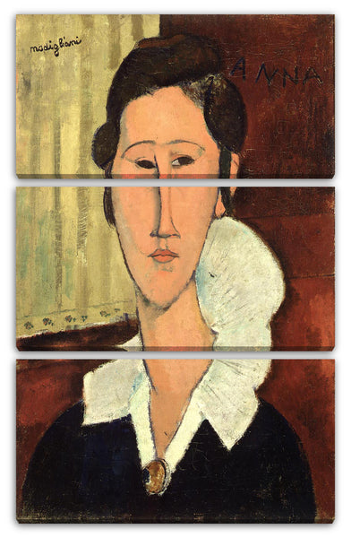 Leinwandbild Amedeo Modigliani - Portrait von Hanka Zborowska