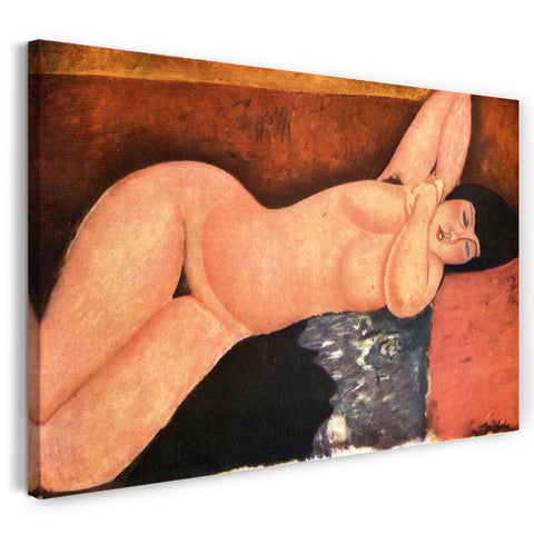 Leinwandbild Amedeo Modigliani - Sich räkelnde Nackte