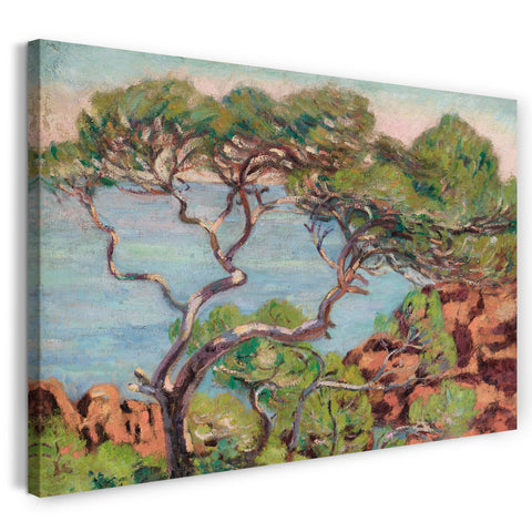 Leinwandbild Amedeo Modigliani - Agay, Paysage du midi