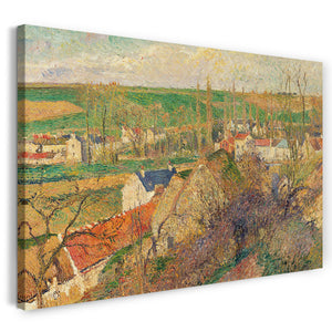 Leinwandbild Camille Pissarro - VUE SUR LE VILLAGE D'OSNY