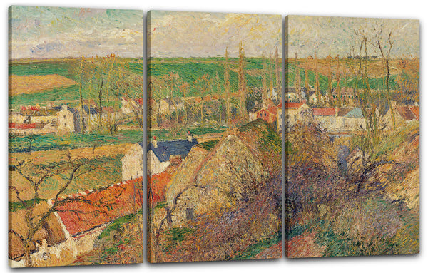 Leinwandbild Camille Pissarro - VUE SUR LE VILLAGE D'OSNY