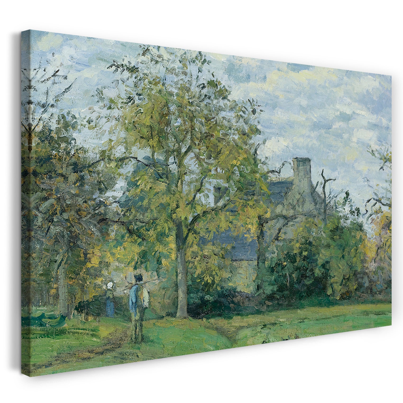 Leinwandbild Camille Pissarro - LA MAISON DE PIETTE À MONTFOUCAULT