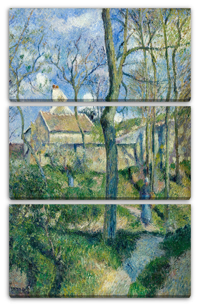 Leinwandbild Camille Pissarro - The Path to Les Pouilleux, Pontoise