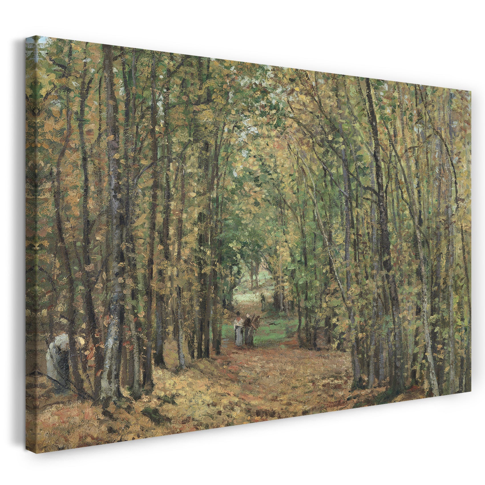 Leinwandbild Camille Pissarro - Allée dans le parc de Marly