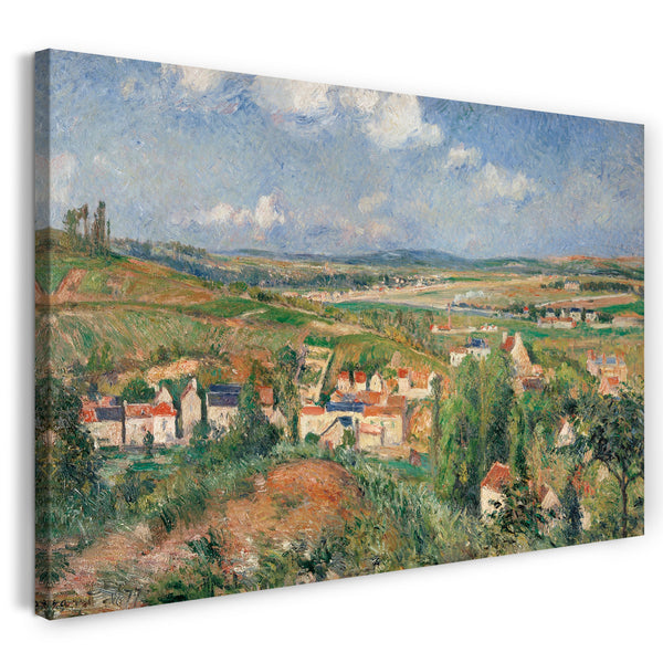 Leinwandbild Camille Pissarro - L'HERMITAGE EN ÉTÉ, PONTOISE