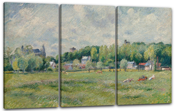 Leinwandbild Camille Pissarro - PRAIRIES À GISORS