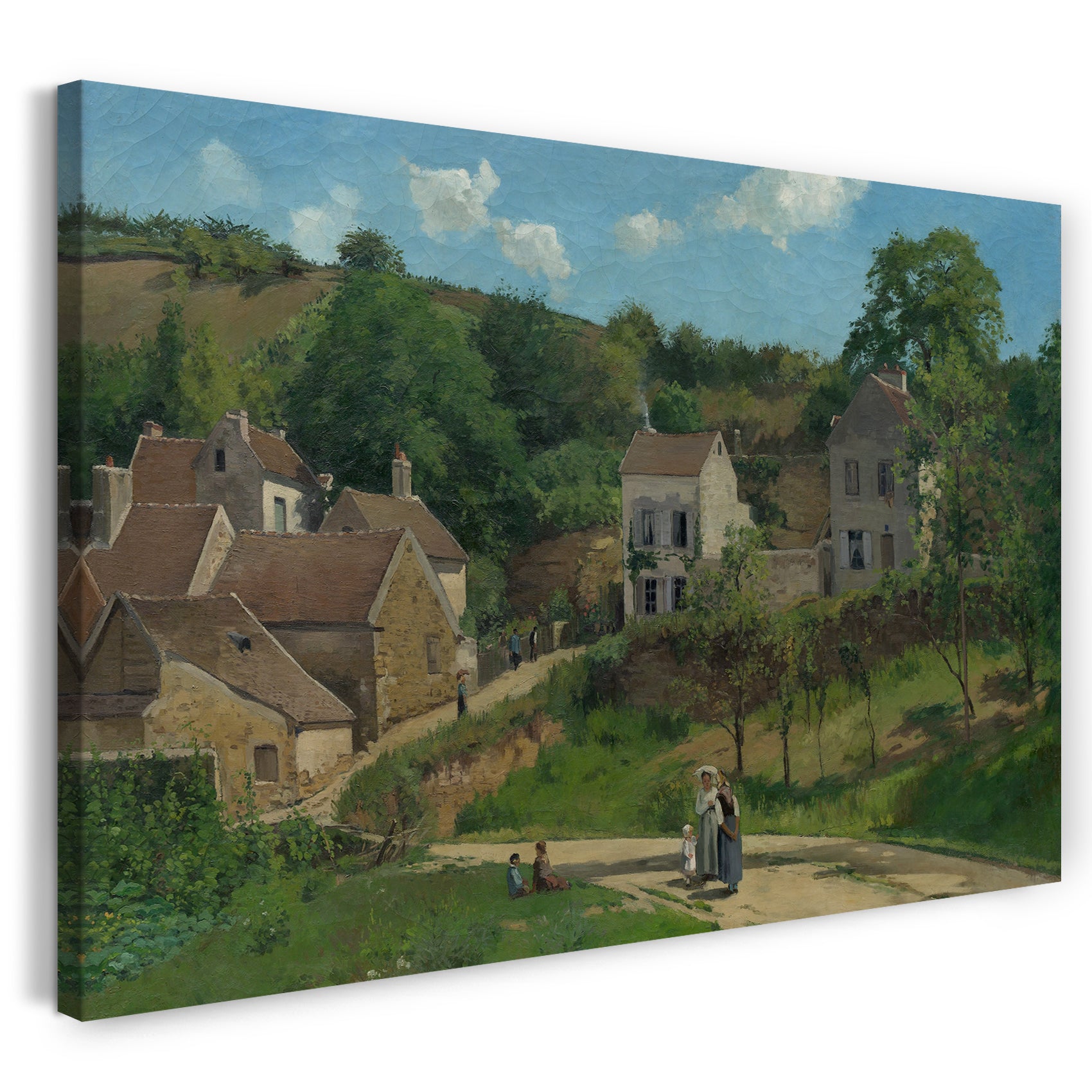 Leinwandbild Camille Pissarro - The Hermitage at Pontoise