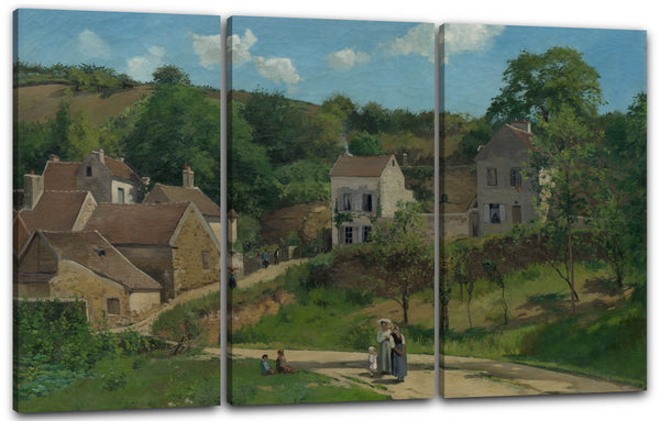 Leinwandbild Camille Pissarro - The Hermitage at Pontoise