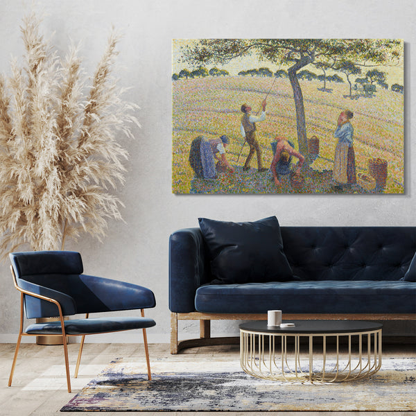 Leinwandbild Camille Pissarro - Apple Harvest