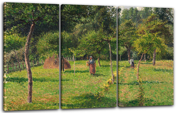 Leinwandbild Camille Pissarro - Le jardin à Éragny