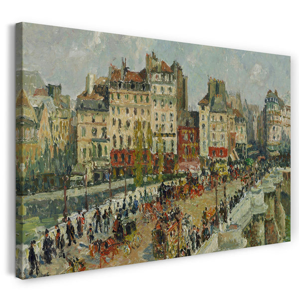 Leinwandbild Camille Pissarro - The Pont Neuf