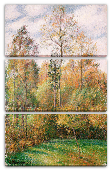 Leinwandbild Camille Pissarro - Automne, Peupliers, Eragny