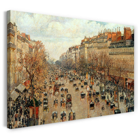 Leinwandbild Camille Pissarro - Boulevard Montmartre