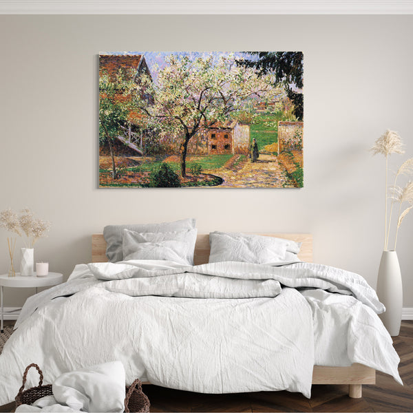 Leinwandbild Camille Pissarro - Flowering Plum Tree Eragny