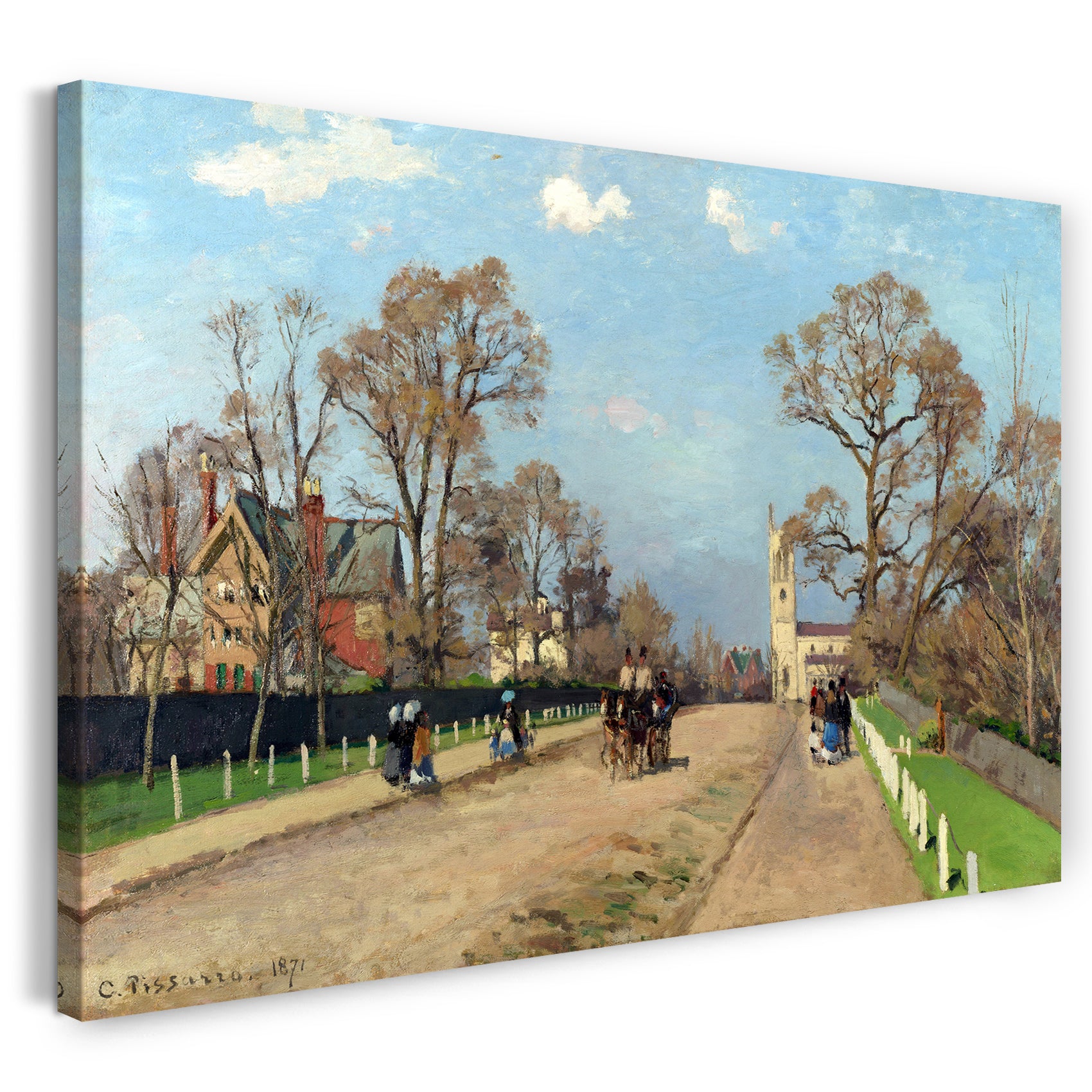Leinwandbild Camille Pissarro - The Avenue, Sydenham
