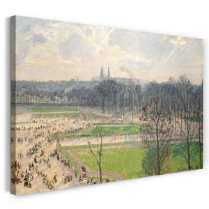 Leinwandbild Camille Pissarro - The Garden of the Tuileries on a Winter Afternoon II