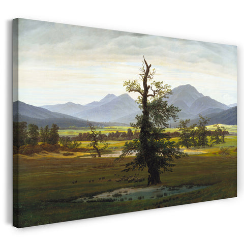 Leinwandbild Caspar David Friedrich - Der einsame Baum