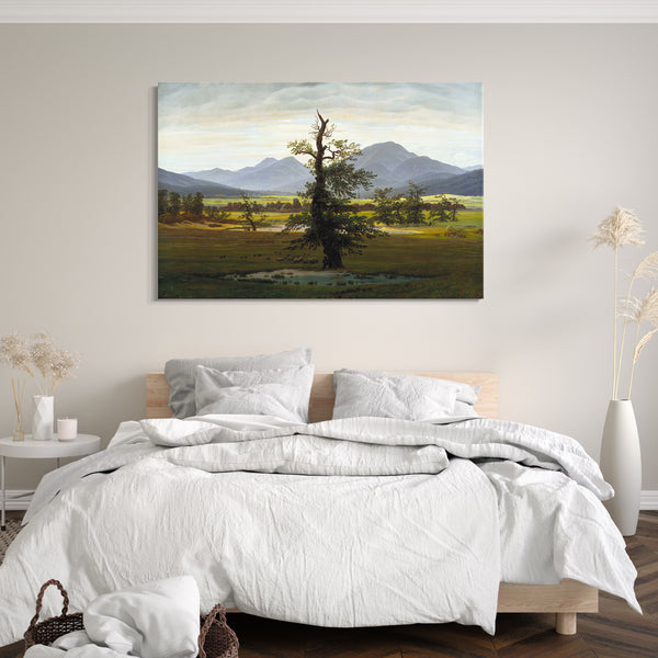 Leinwandbild Caspar David Friedrich - Der einsame Baum