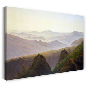 Leinwandbild Caspar David Friedrich - Morgens in den Bergen