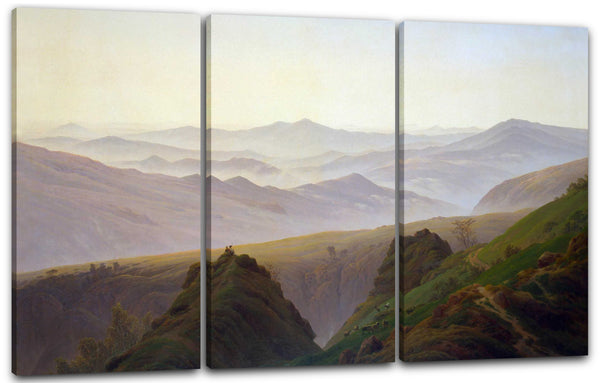 Leinwandbild Caspar David Friedrich - Morgens in den Bergen