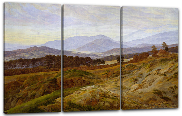 Leinwandbild Caspar David Friedrich - Berg im Riesengebirge