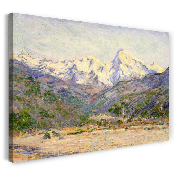 Leinwandbild Claude Monet - Das Tal der Nervia