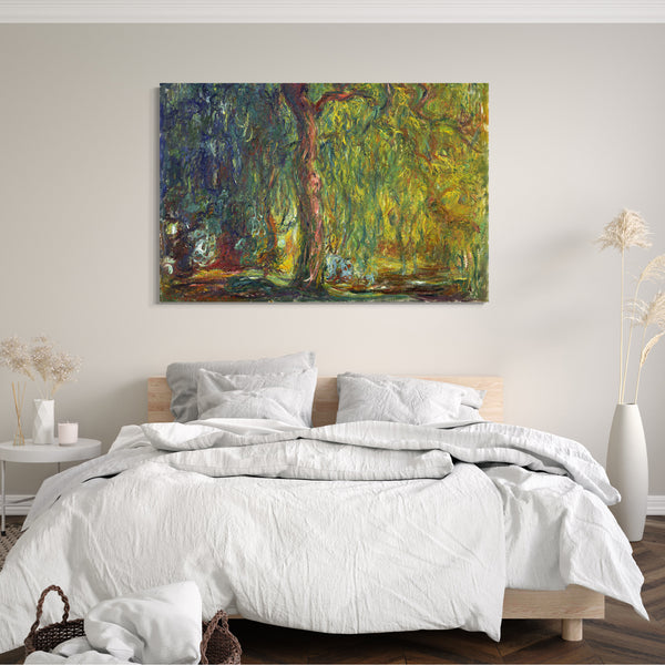 Leinwandbild Claude Monet - Trauerweide