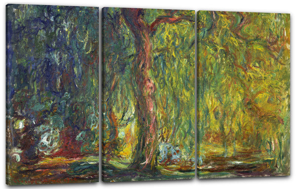 Leinwandbild Claude Monet - Trauerweide