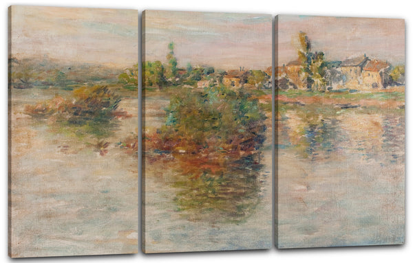 Leinwandbild Claude Monet - LA SEINE À LAVACOURT