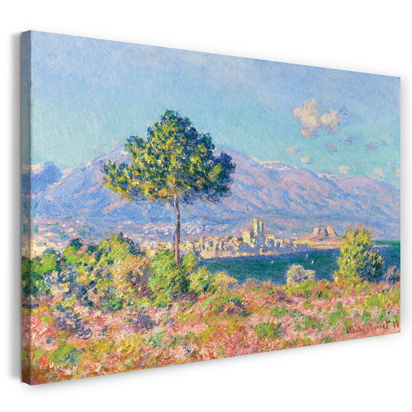 Leinwandbild Claude Monet - Antibes, vue du plateau Notre Dame