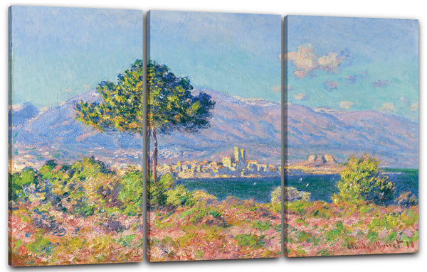 Leinwandbild Claude Monet - Antibes, vue du plateau Notre Dame