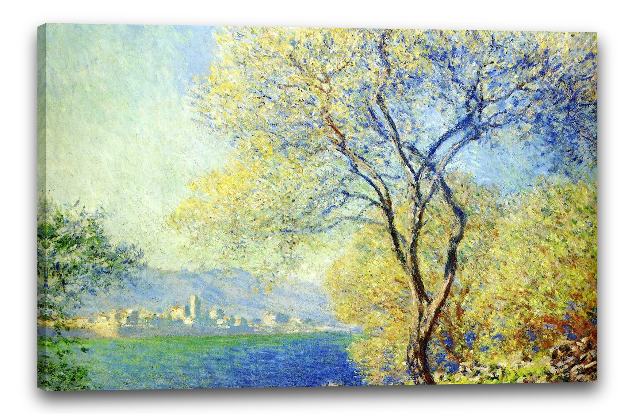 Leinwandbild Claude Monet - Antibes, Blick vom Salis Garten