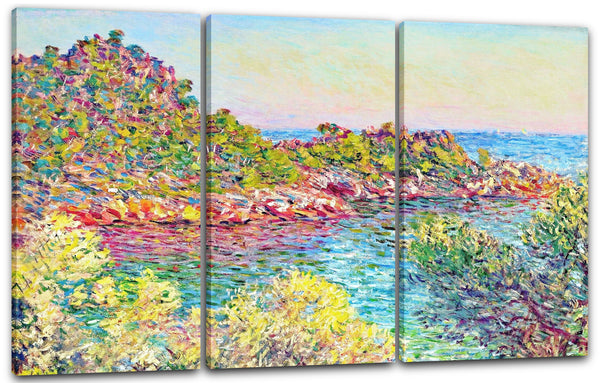 Leinwandbild Claude Monet - Landschaft bei Montecarlo