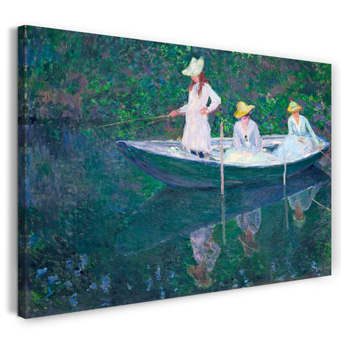 Leinwandbild Claude Monet - En norvégienne
