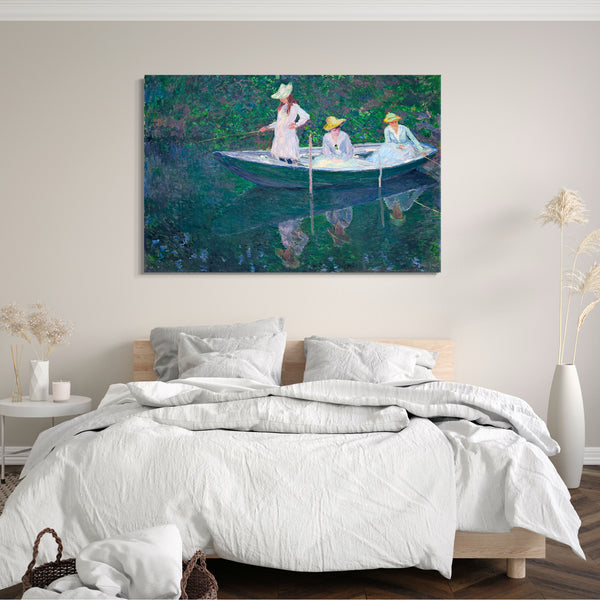 Leinwandbild Claude Monet - En norvégienne