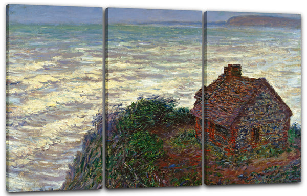 Leinwandbild Claude Monet - Hütte des Zollwärters