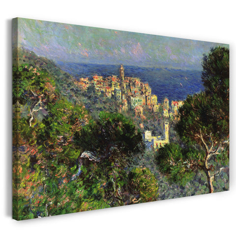 Leinwandbild Claude Monet - Aussicht von Bordighiera