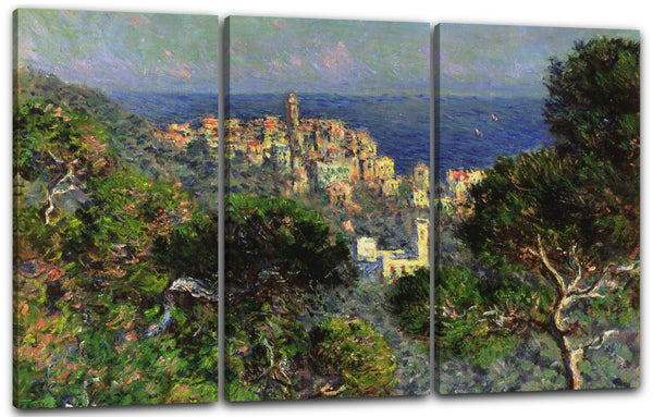 Leinwandbild Claude Monet - Aussicht von Bordighiera