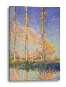 Leinwandbild Claude Monet - Pappeln