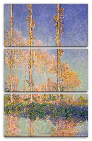 Leinwandbild Claude Monet - Pappeln