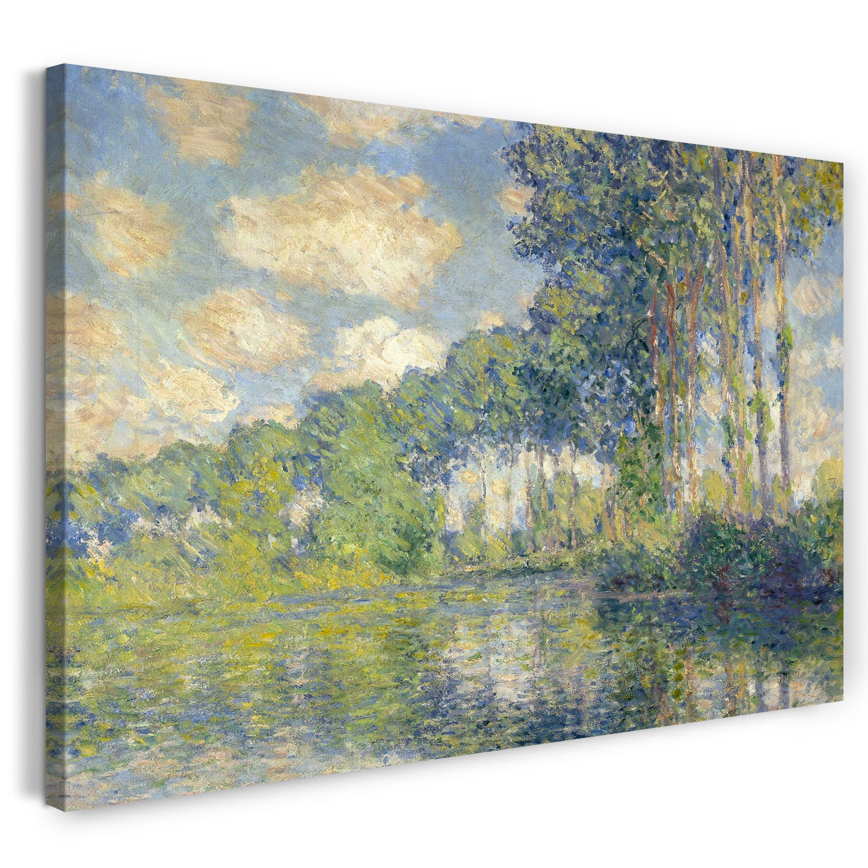 Leinwandbild Claude Monet - Pappeln an der Epte I