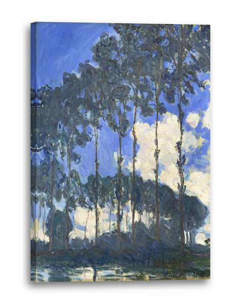 Leinwandbild Claude Monet - Pappeln an der Epte II