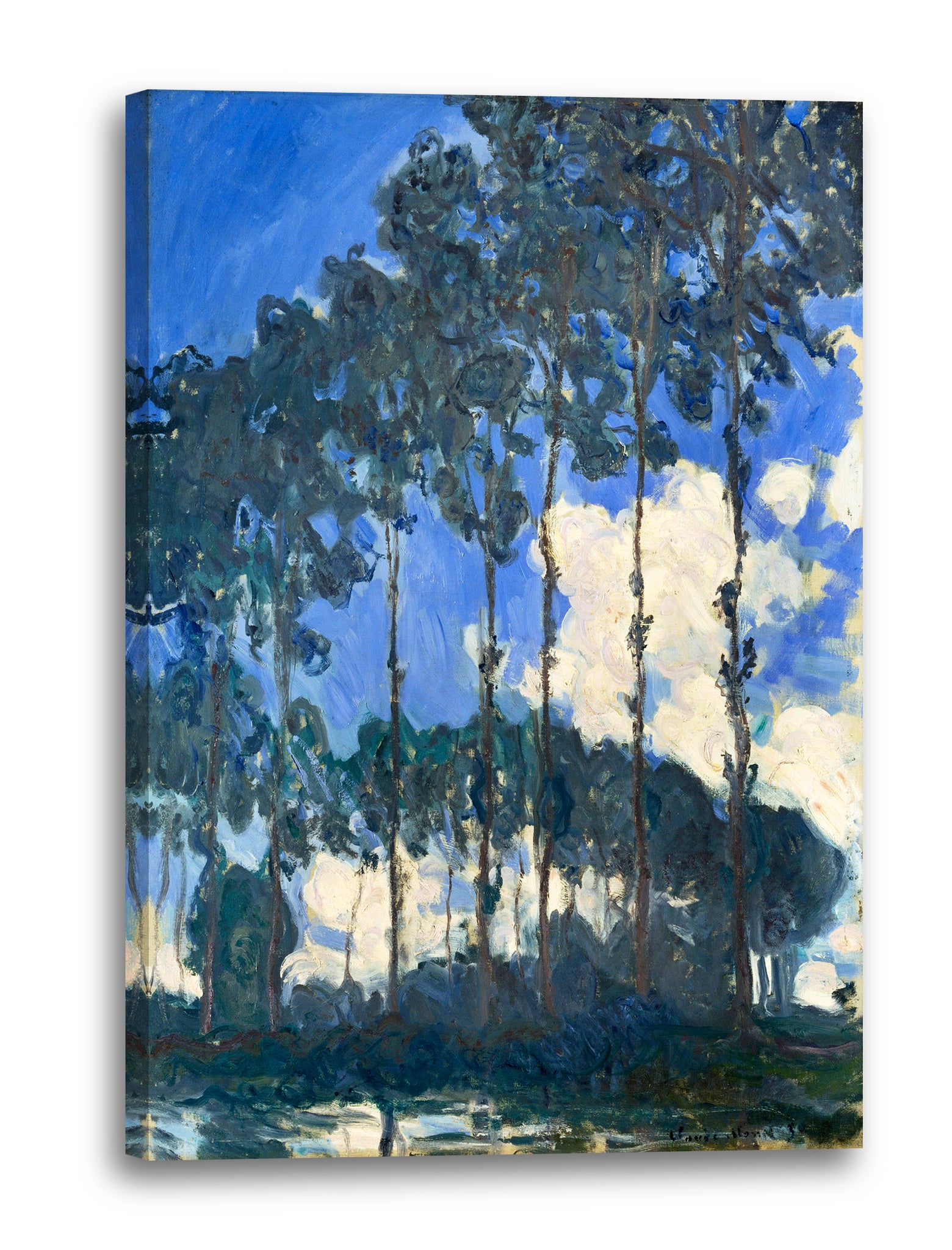 Leinwandbild Claude Monet - Pappeln an der Epte III