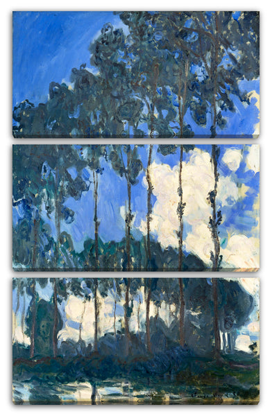 Leinwandbild Claude Monet - Pappeln an der Epte III