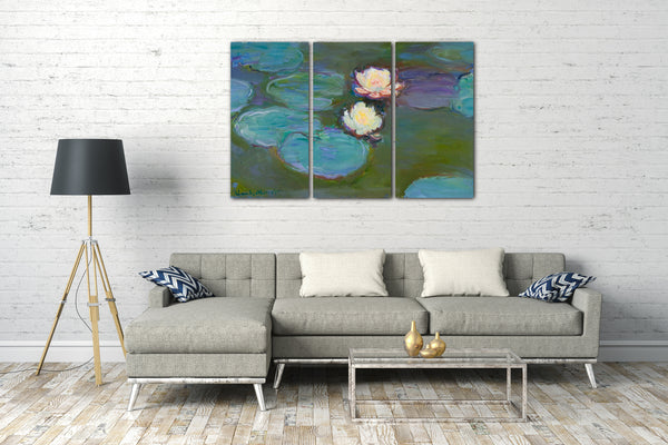 Leinwandbild Claude Monet - Seerosen