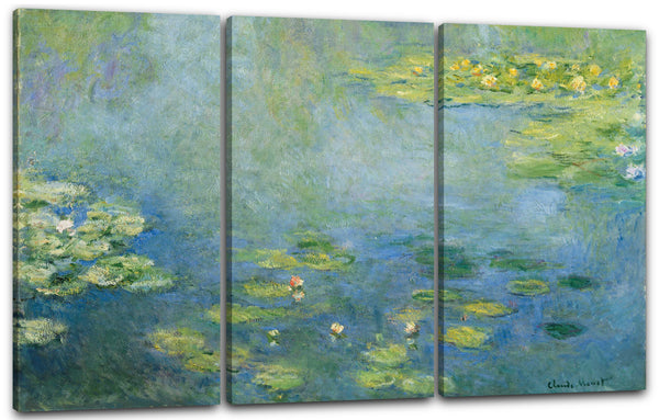 Leinwandbild Claude Monet - Seerosen