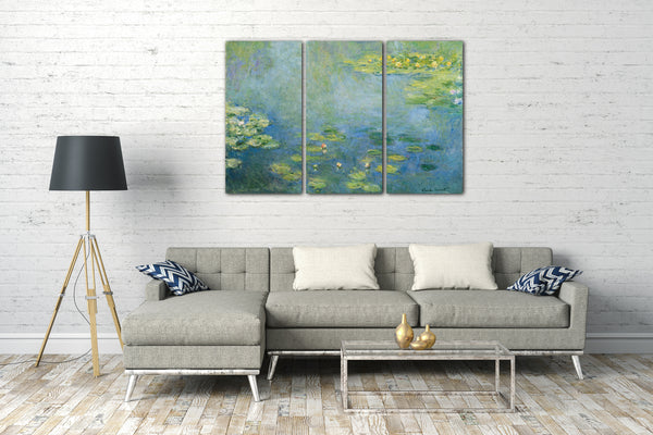 Leinwandbild Claude Monet - Seerosen
