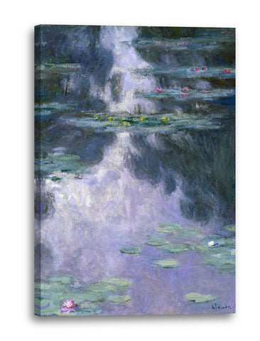 Leinwandbild Claude Monet - Seerosen