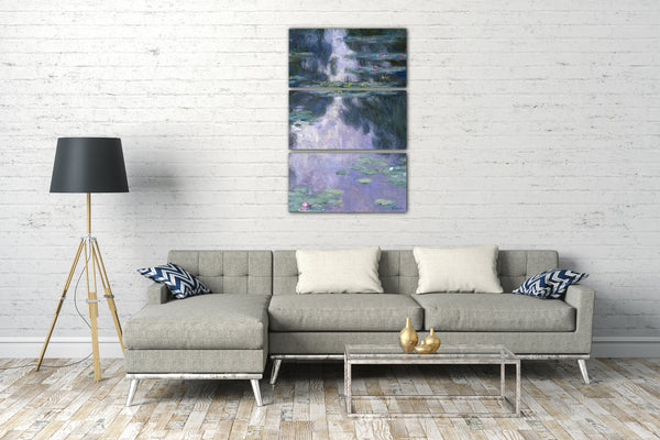 Leinwandbild Claude Monet - Seerosen