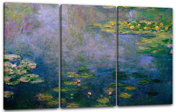 Leinwandbild Claude Monet - Seerosen